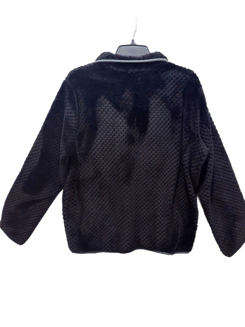 Simply Southern Black Sherpa Fleece Snap Pullover Women’s XL Cozy Jacket - Picture 2 of 6